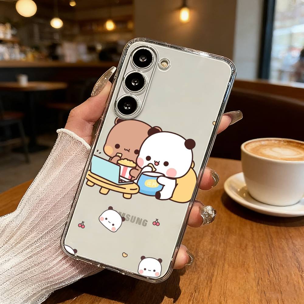 Милый прозрачный чехол D-DUDU B-BUBU для Samsung S25, S24, S21, S22, S23, S30, Ultra, S20, Plus, Fe, Lite Samsung S10plus