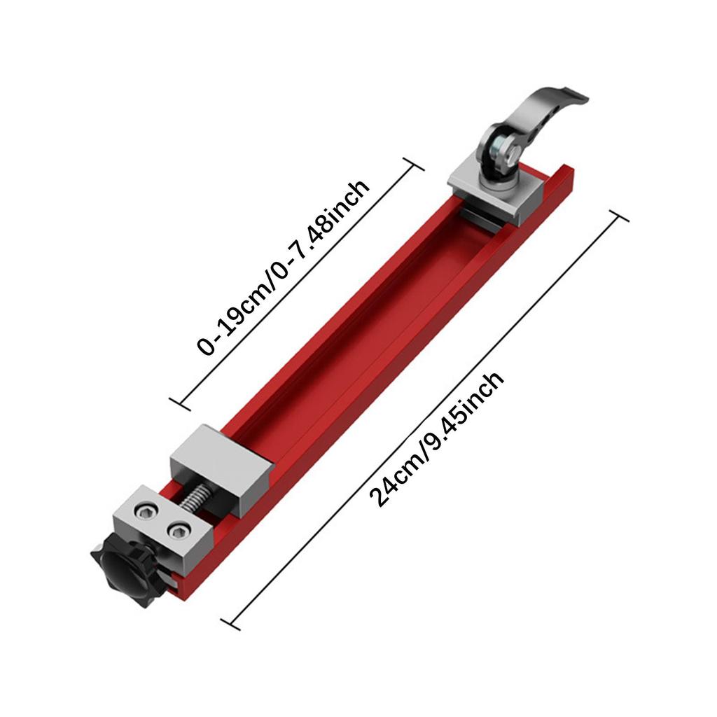 Adjustable cutting machine base guide, clamp for circular saw milling machine,