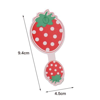 50 Pièces/Lot Étiquette d'Affichage en Papier Fraise Étiquette Prix pour Colliers Bracelets Porte-clés DIY Accessoires Bijoux Fournitures d'Emballage