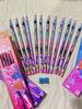 12pcs korean pop Witch Hunt themed animation design Hb pencil stationery kit for writing and painting stationery