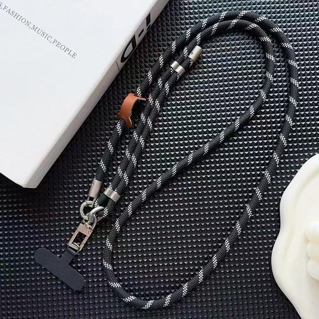 150cm Phone Long Lanyard Adjustable Crossbody Shoulder Strap with Tether Tab,Diameter: 8mm