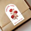 Colorful Flower Stickers, Roses, Peonies, Stickers, Packaging Sealing Stickers, Gift Box Decorations, Adhesive Stickers