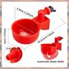 2025 Trend Chicken Water Cups, Automatic Chicken Waterer Kit Poultry Drinking Bowl For Chicken