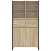Sideboard 2 pcs Sonoma 81 x 36 x 150.5 cm engineered wood