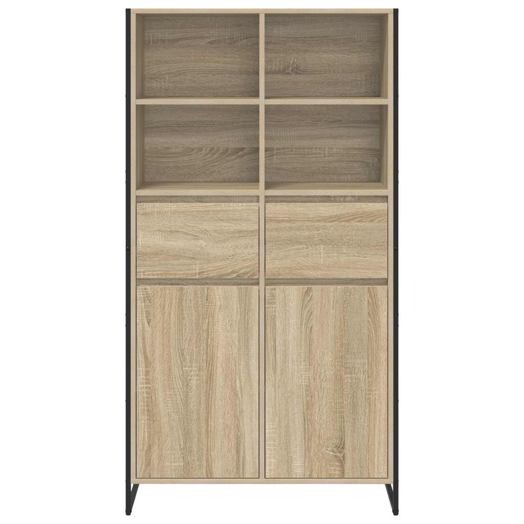 Sideboard 2 pcs Sonoma 81 x 36 x 150.5 cm engineered wood