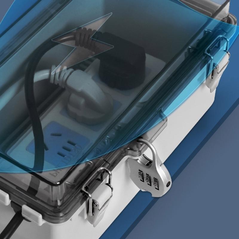 Plastic Outdoor Electrical Connection Box Waterproof Connection Cable Enclosure Electrical Junction Box Easy to Install