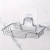 Stainless Steel Bathroom Corner Shower Shelf Wrought Iron Shampoo Storage Rack Holder With Suction Cup Bathroom Accessories