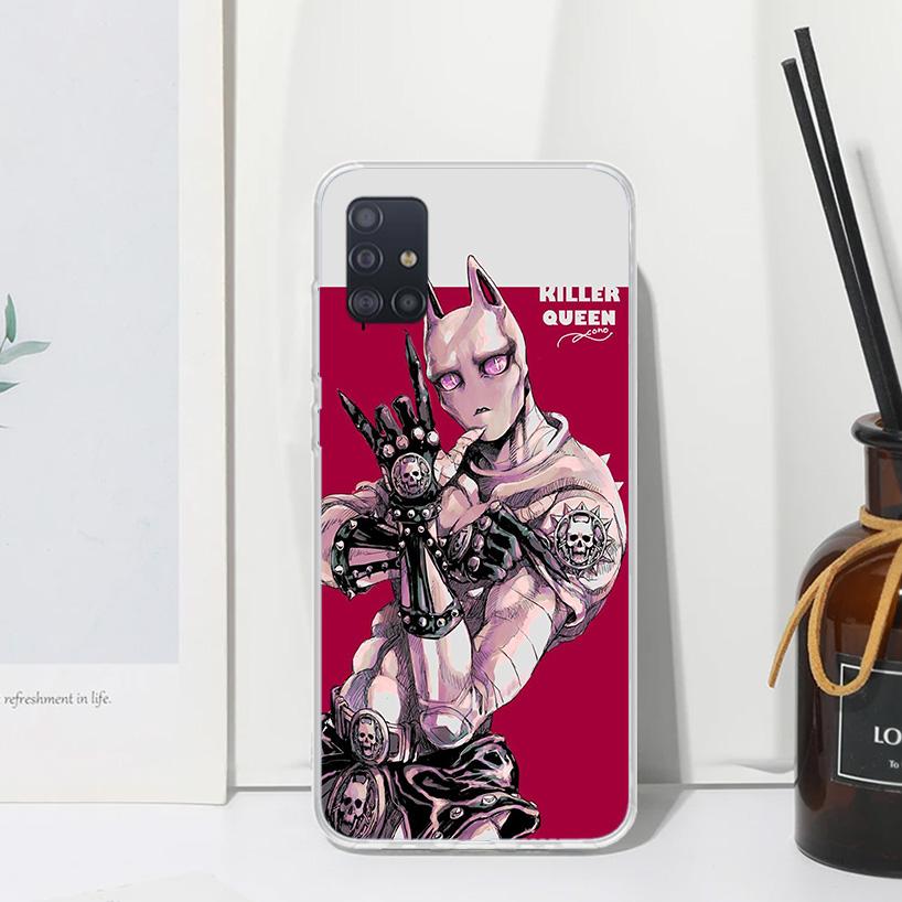 JoJo Adventure Killer Queen Phone Case For Samsung Galaxy A52 A42 A32 A22 A12 A02S A72 A51 A50S A41 A31 A21S A71 A40 A30S A20S A