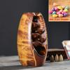 With 10Cones Free Gift Chinese Traditional Waterfall Incense Burner Ceramic Incense Holder,Option for Mixed Incense Cones
