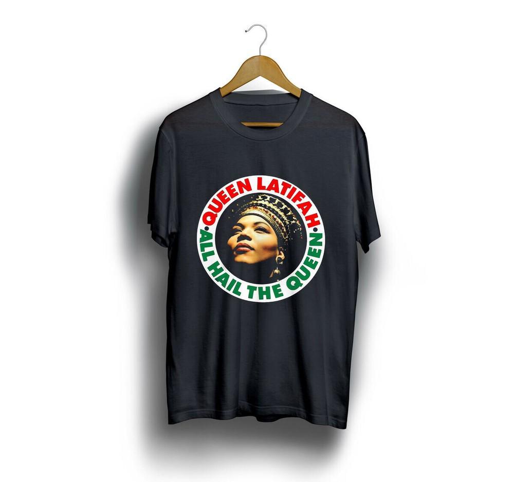 

Vtg All Hail Queen Latifah Cotton For Fans Full Size Unisex Shirt BL208 S