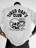 Fun Pattern Loose Round Neck T-shirt Summer Short Sleeve Top Comfortable Summer Men's Casual Outdoor