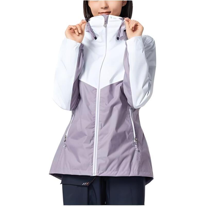 DECATHLON SAILING 100 Waterproof Windproof Warm Other Jackets Women's Purple/Snow White