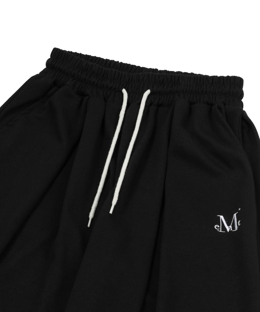 MUCENT Signature 4 Pintuck Wide Sweatpants (2 Colors)