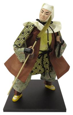 Boneca japonesa Benkei 303-066 de 10 polegadas