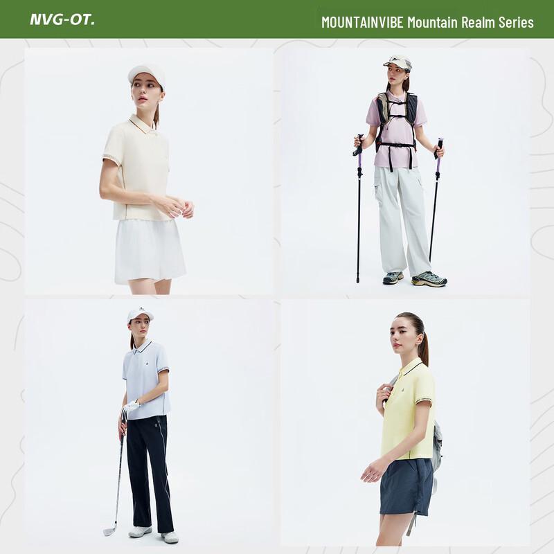 Navigare Women's Short Sleeve Casual Polo Shirt
