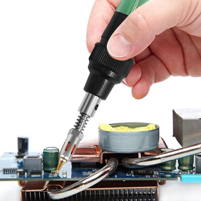 Compact Gas Soldering Iron Kit for Household Welding and Maintenance