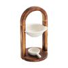 Portacandele a lumino in ceramica, Bruciatori a olio per olio profumato, Scaldacera a lumino Decorazione Camera da letto, Arredamento Soggiorno