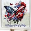 Butterfly Flower Glass Stickers for Bedrooms, Living Rooms and Kitchens