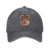 Thinking Monkey Meme Trucker Hat Accessories For Unisex Baseball Cap Casual Wear Cap Adjustable