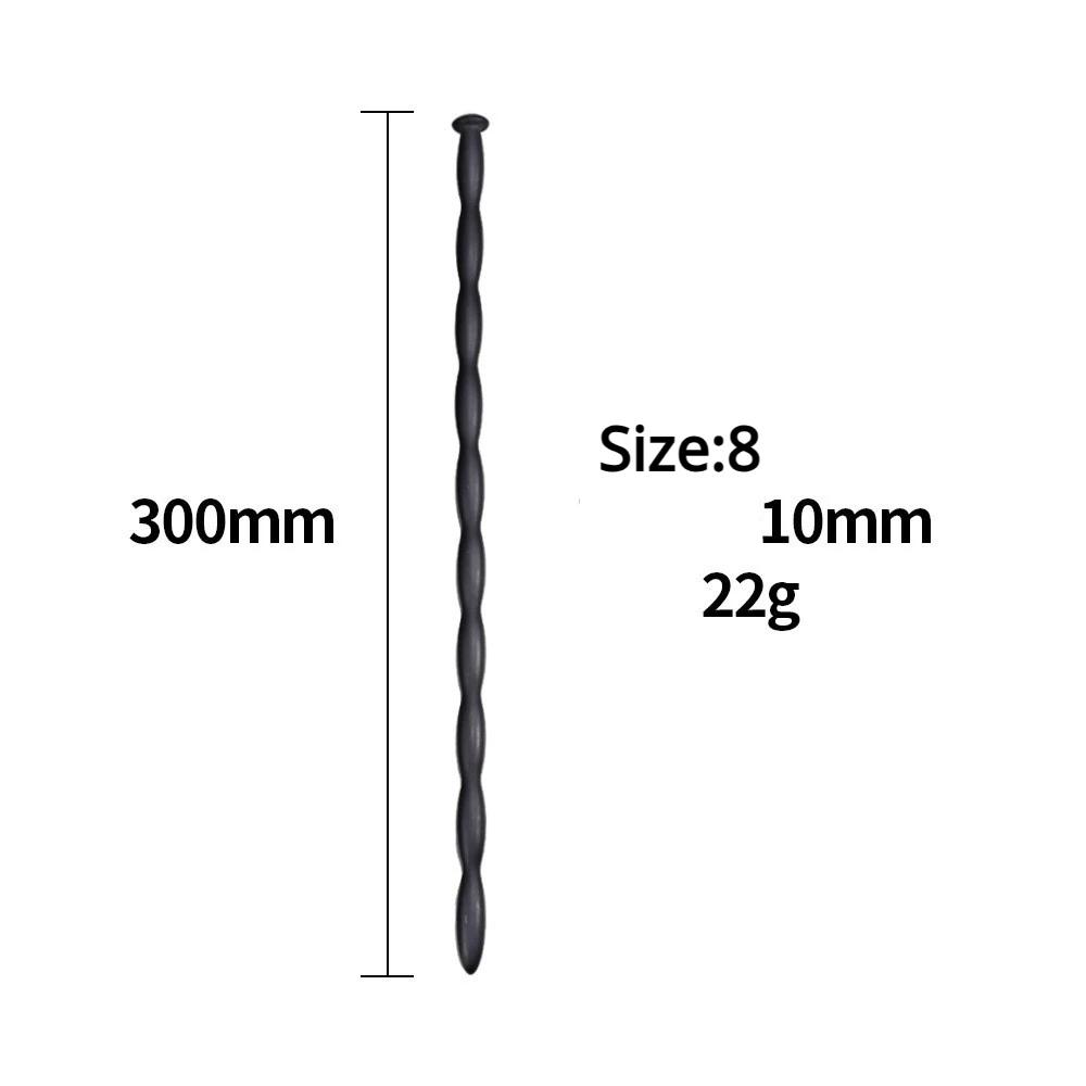 Silicone Wave Horse Eye Stick Urethran Expander Sextoys SM Penis Plug Men Urethra Masturbation Stimulator Adult Supplies