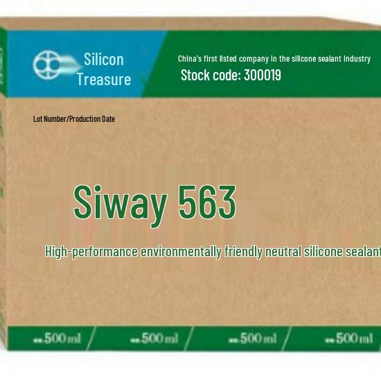 Silikon Bao 999 Strukturdichtstoff: Klebstoff für Aluminium-, Stein- und Glasvorhangfassaden
