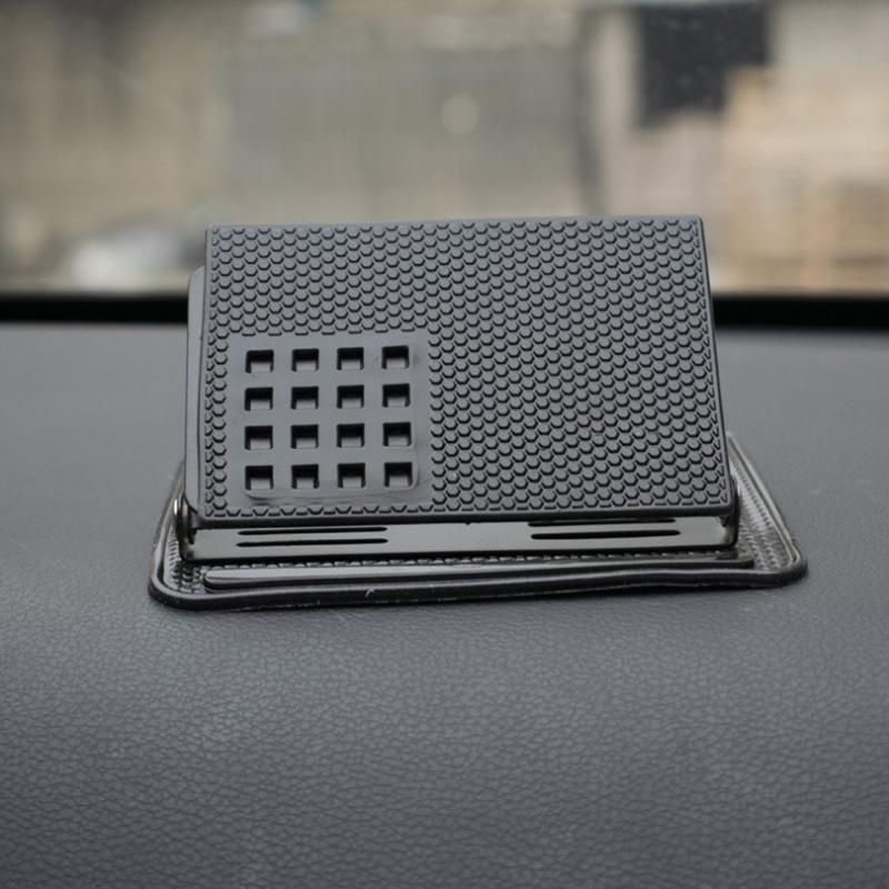 Auto 360 Grad Drehbarer Handyhalter Silikon Anti-Rutsch-Matte Automobil Armaturenbrett Einstellbarer Winkel Klebepad für GPS-Navigation