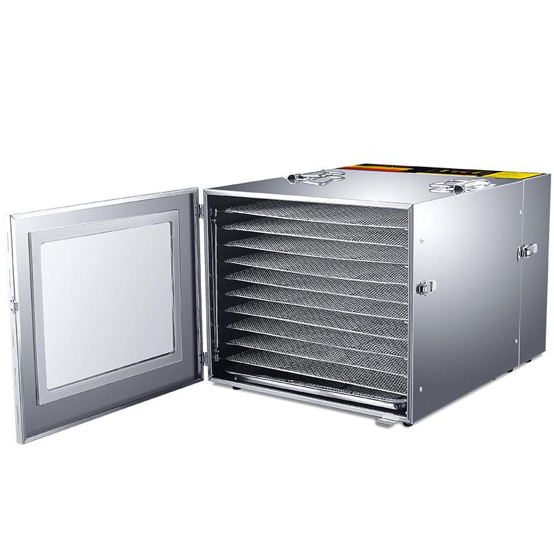 Multifunctional 6-Layer Stainless Steel Dehydrator for Fruits, Vegetables & Pet Snacks