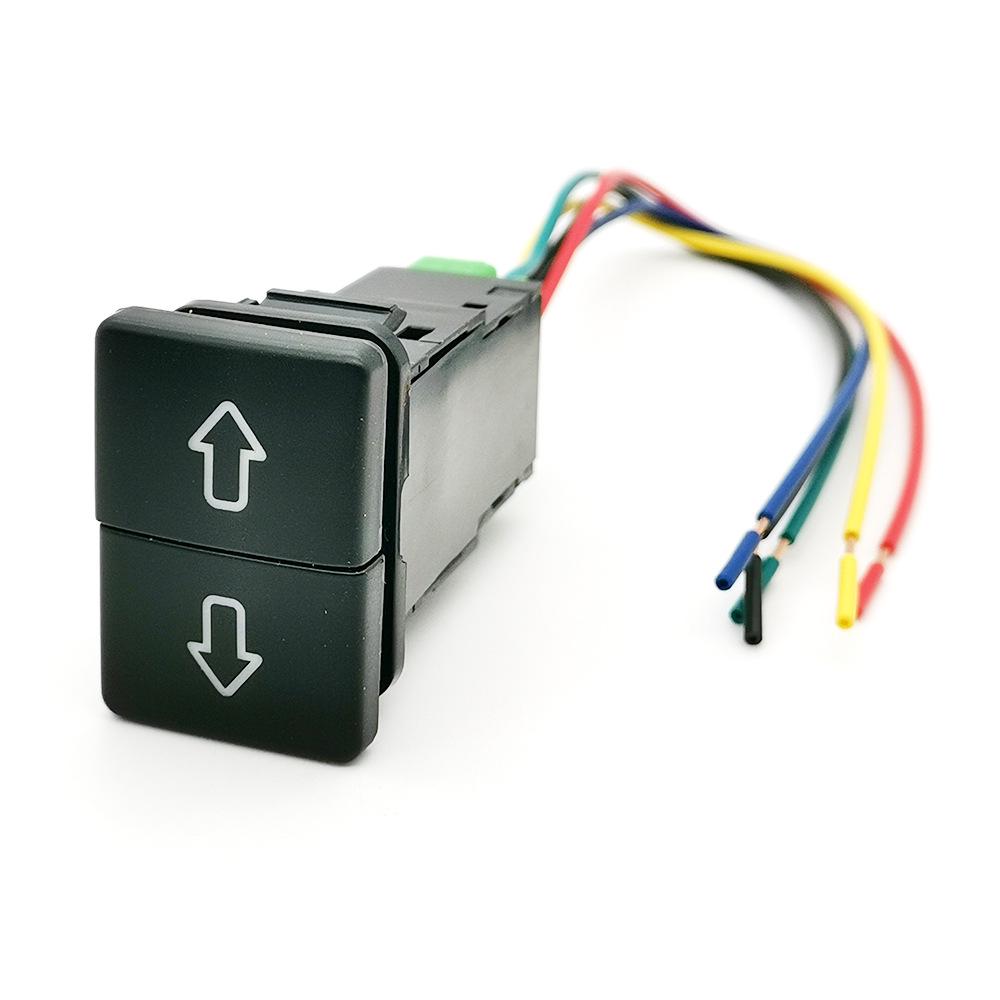Toyota Corolla Dual-Switch LED Fog Light Buttons: Green for On, Red for Off