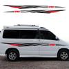 Car Stickers Racing Stripes Sports Graphics Decoration Decals Cover For Mazda Bongo Friendee Motorhome Camper Van RV Accessories
