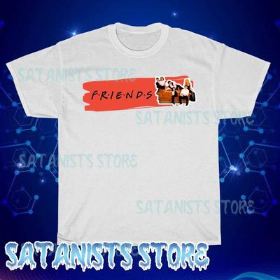 New Girls Friends TV Show Men's Black T-shirt Funny Size S To 5XL