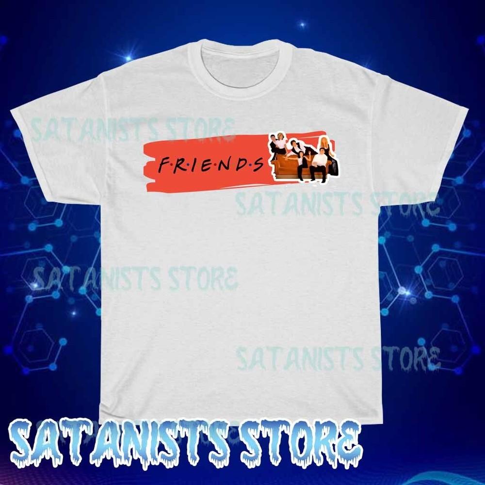 

New Girls Friends TV Show Men s Black T-shirt Funny Size S to 5XL L