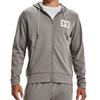 Under Armour Summit Series Logo Print Knit Training Hooded Jacket Men Jackets Charcoal-Grey 1366232-066