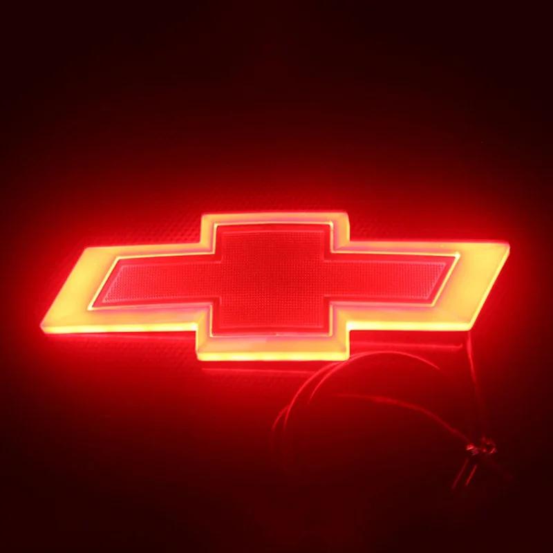 Car Emblem for Chevrolet Cruze Malibu Cavalier Monza Sail Trax Equinox Captiva Lacetti Orlando Trunk LED Light Badge Sticker