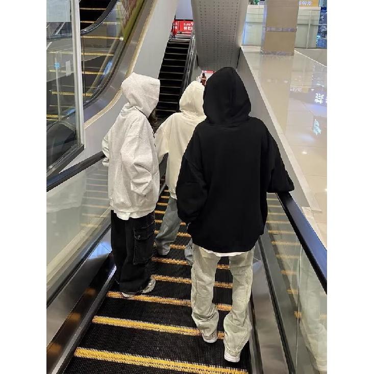 Men'S Hooded Hoodie In Spring And Autumn, Loose And Trendy Letter Printed Versatile Jacket, Men'S Long Sleeved Hoodie, Casual Top