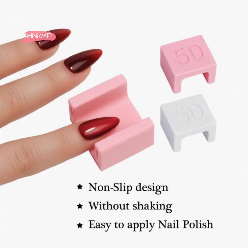 5D Nail Cat Eye Magnet Stick Velvet Gel Effect Nail Art DIY Tool Creative Ornaments Stick-on Cats Eye for Special Nail Design