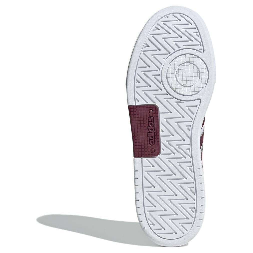 Adidas Neo D-Pad Leather Comfortable Lightweight Non-Slip Wear-Resistant Low-Top Skate Shoes Unisex Sneakers White Brown JR8324
