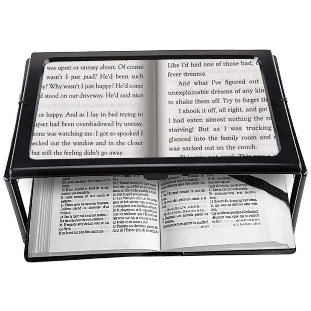 Reading Hands Free Magnifier Large 3X Magnifying Glass  Gifts for Elderly