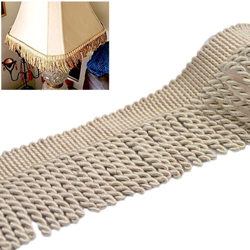 11M Polyester Fringe Lace Fabric Trim Craft Supplies Gold Fringe Trim Lace Trim Ribbon  Latin Dress