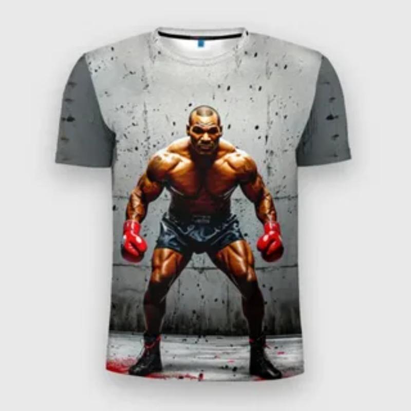 Summer 3D Print Short Sleeved T-Shirt Men O-neck Fashionable Comfortable Plus Size T-shirt