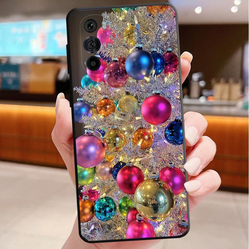 Merry Christmas Tree Funda Phone Case For Motorola Edge 50 40 Pro 60 50 40 30 Ultra Neo Fusion Moto G Play G Stylus G Power G
