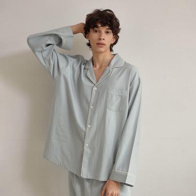 Pijama de Algodão Lavável de Manga Comprida Masculino Lunaluz Jeanne