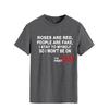 Roses Are Red Women's Loose Round Neck T-Shirt - Short Sleeve, Simple Design, 2021