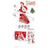 Santa Claus Gift Assembly Electric Track Climbing Stairs Lighting Music Puzzle Children's Christmas Toys