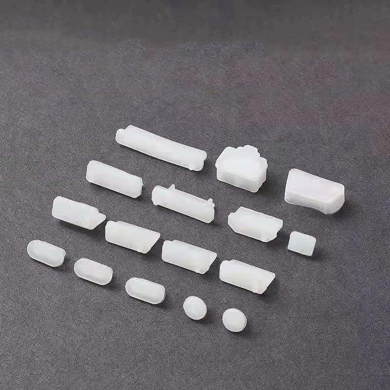 16pcs Colorful Anti Dust Plug for Laptop Silicone Cover Stopper Laptops Dustproof Type C USB VGA RJ45 Interface Waterproof Cover