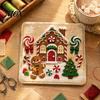 Creative Stress Relief Crafts for Adults DIY Christmas Felt Craft Kit, Gnome Santa Sticker Art No Sew Handmade Gift Making Kits Fabric Reindeer
