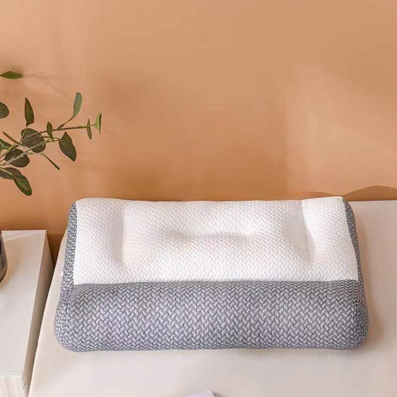 Light Luxury 3D Feather Velvet Neck Support Massage Pillow, Japan