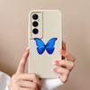 For Realme C65 4G Phone Case Butterfly Cat Ultra Thin Liquid Silicone Camera Protection Back Cover For Realme C 65 Funda Carcasa