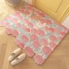 Schattige Tuin Welkom Entree Deurmat Antislip Knipbare PVC Vloermatten Veranda Hal Entree Home Decor Stofverwijderings Tapijt
