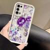 Beautiful Purple Flowers Cover Phone Case For Oneplus 8T 9R 10R 11 12 13 13T 15 NORD ACE CE 2 3 4 5 6 LITE TPU Case DIY Shell