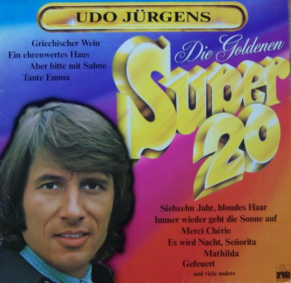 

LP Record UDO JRGENS Die Goldenen Super 20 25208XU Ariola 1977 Germany Pop Used